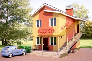 Визуализация  и Фотопривязка к местности здания в г.Касимов